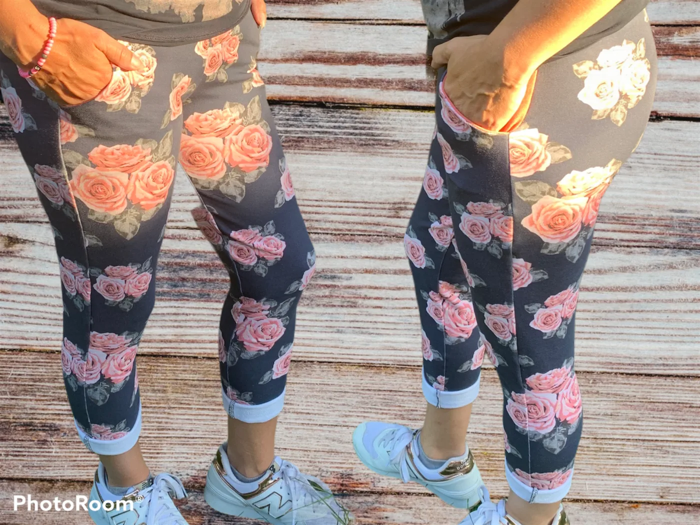 Rosenhose mit Taschen