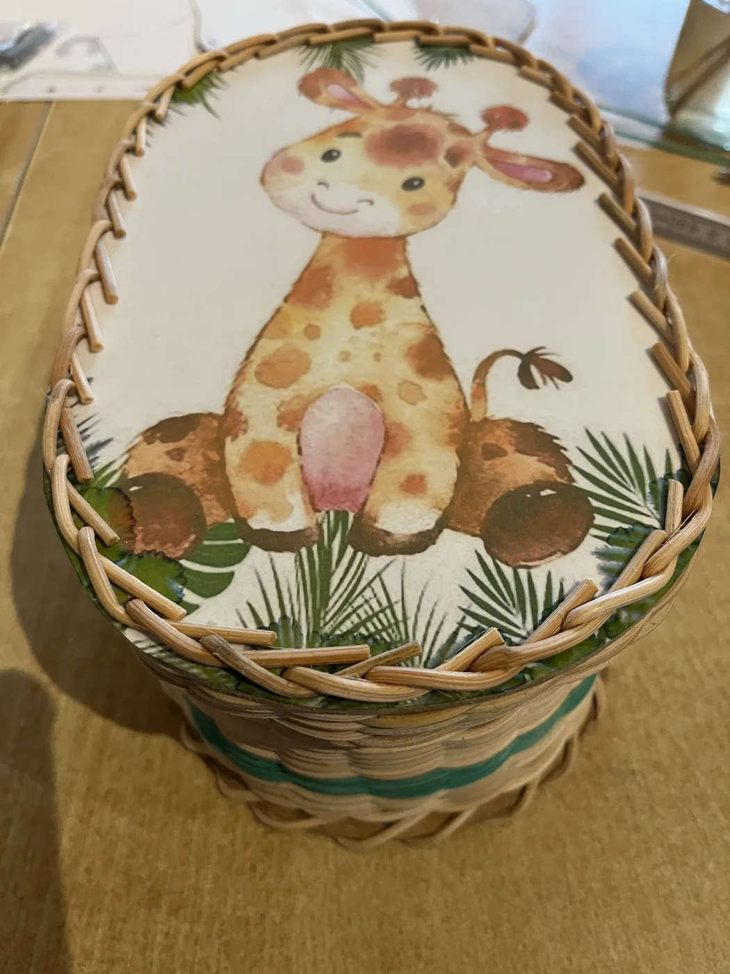 Handgemachtes Erinnerungskörbchen